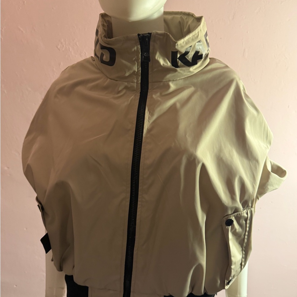 Same as black, Karl Lagerfeld tan & black jacket